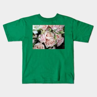 Paris Pink Valentine's Day Roses Kids T-Shirt